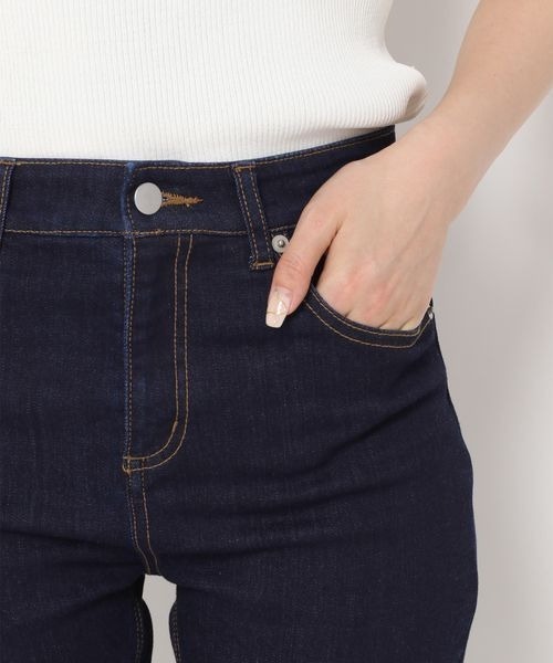 「mysty woman」 スキニーデニムパンツ LARGE ブラック レディース_画像3