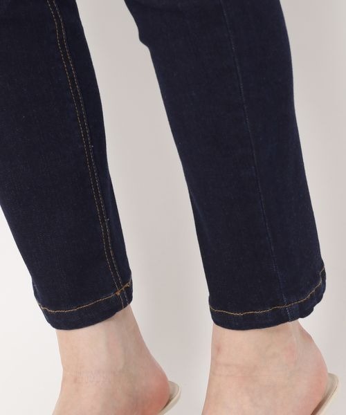 「mysty woman」 スキニーデニムパンツ LARGE ブラック レディース_画像4