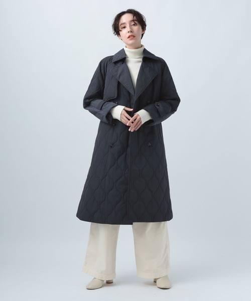 「BAYFLOW」 トレンチコート SMALL ベージュ レディース_画像2