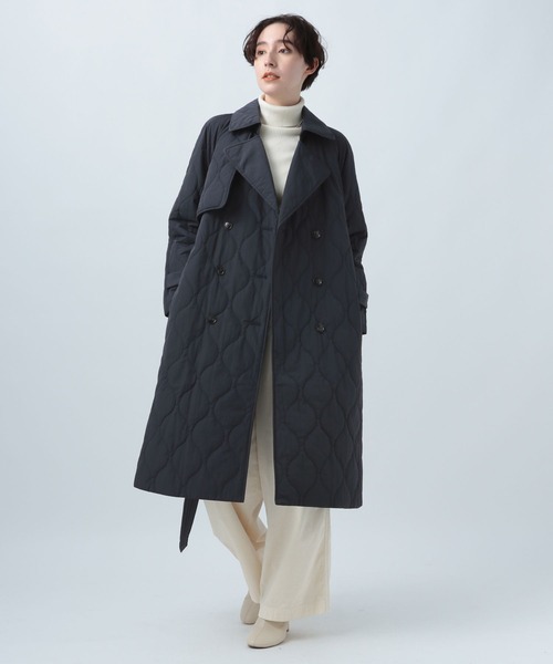 「BAYFLOW」 トレンチコート SMALL ベージュ レディース_画像3