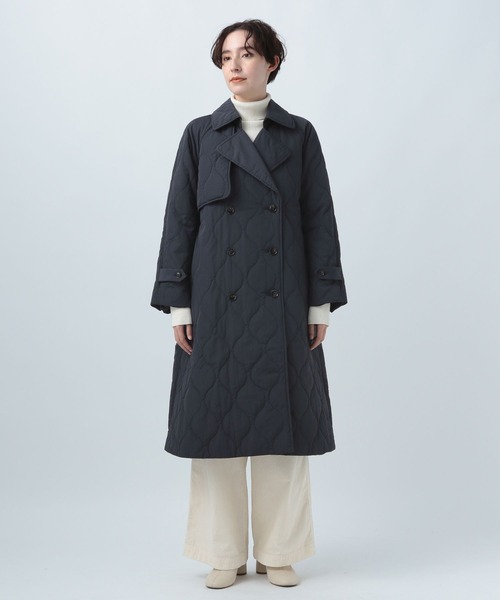 「BAYFLOW」 トレンチコート SMALL ベージュ レディース_画像9