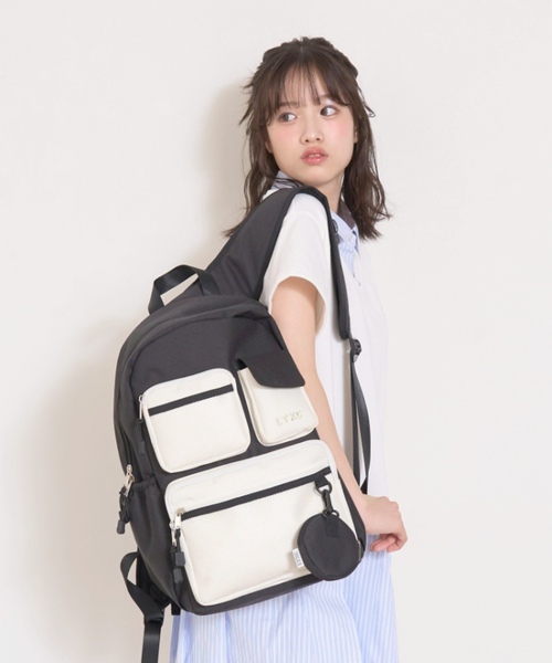 【希少】紙素材リュック LOVETOXIC リュック 「LTXC」ポーチツキ22Lリュック キッズ 子供