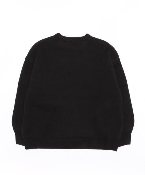 「BROKEN BASE」 長袖ニット MEDIUM アイボリー メンズ_画像2