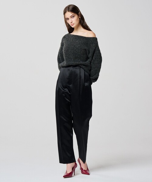「uncrave」 長袖ニット 2 グレー レディース_画像4