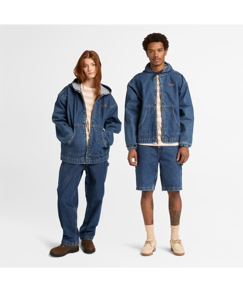 Timberland（ティンバーランド） ma1 ma-1 デニム フル ジップ