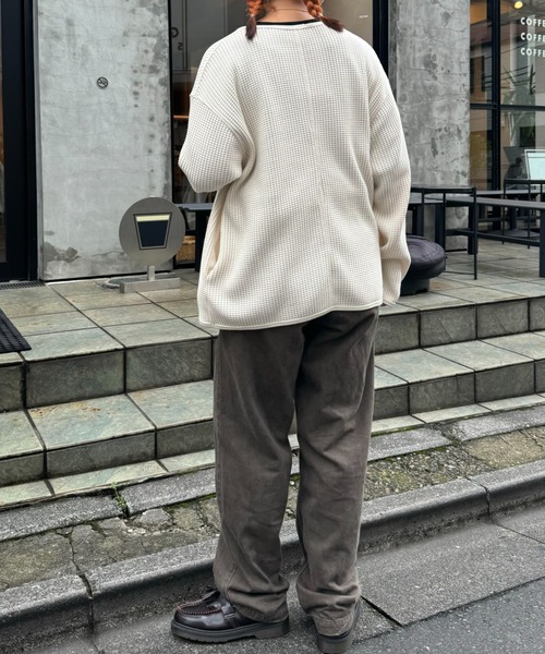 「GEVACO」 カーディガン LARGE グレー メンズ_画像8