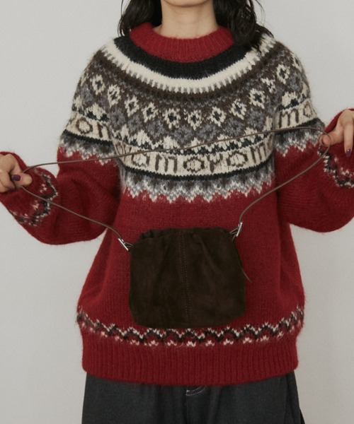 「MERLOT」 2WAYバッグ FREE レッド レディース_画像6