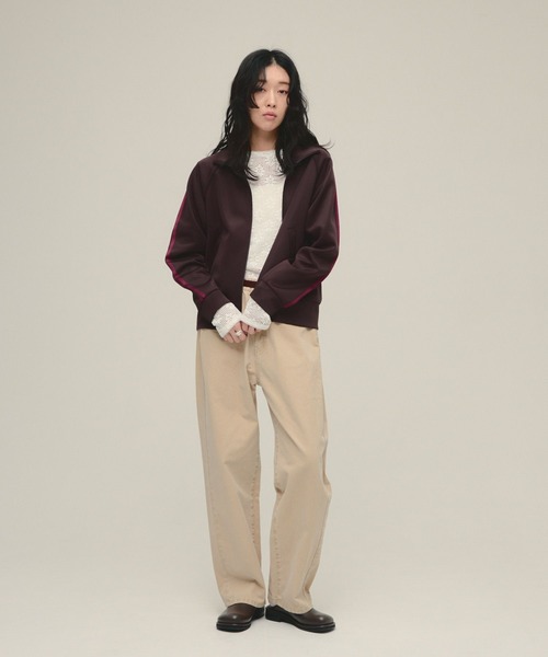 ブルゾン アウター 「eL」2Line Jersey/645142 レディース : ZOZOTOWN