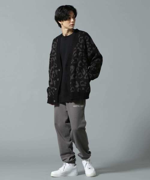 「WHITELAND」 ニットカーディガン FREE ブラック メンズ_画像4