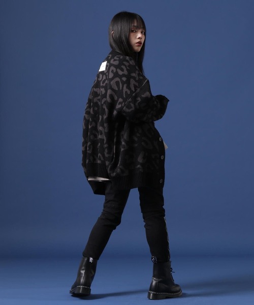 「WHITELAND」 ニットカーディガン FREE ブラック メンズ_画像7