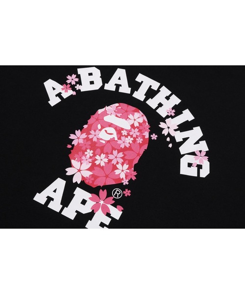 A BATHING APE（アベイシングエイプ） tシャツ SAKURA COLLEGE TEE