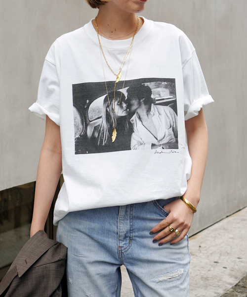 COUTURE D’ADAM/クチュールドアダム　T-sh セール】【COUTURE D`ADAM × Sam Haskins】Umbrella Tee（Tシャツ