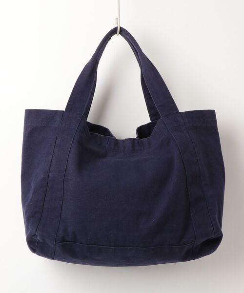 「BLUE BLUE」 刺繍トートバッグ - ネイビー レディース_画像2