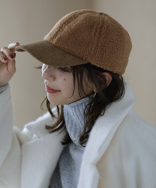 「Little＆More」 キャップ FREE ベージュ レディース_画像4