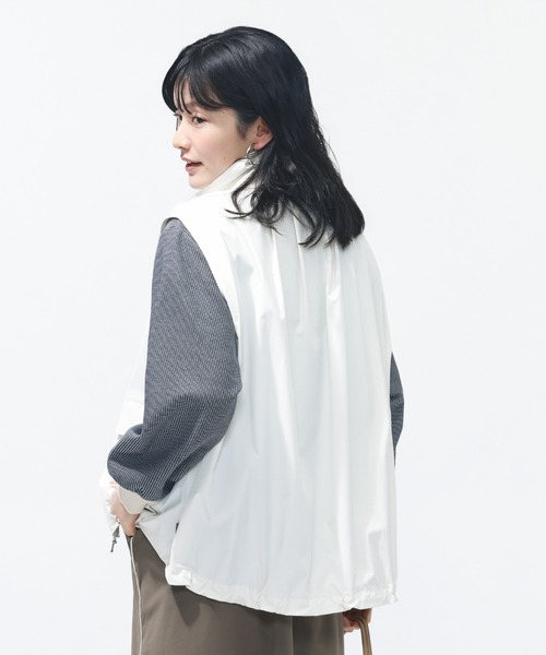 New Balance ALL-WEATHER ベスト ホワイト/ブラック New Balance（ニューバランス） THE CITY レディース ウェア ウーブン