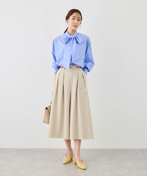 パンツ カナパ ガウチョパンツ/セットアップ対応・UV・抗菌防臭・接触冷感 レディースの画像