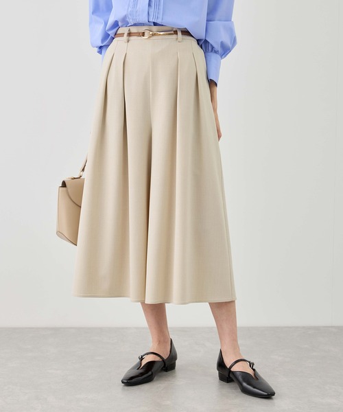 パンツ カナパ ガウチョパンツ/セットアップ対応・UV・抗菌防臭・接触冷感 レディースの画像