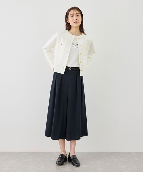パンツ カナパ ガウチョパンツ/セットアップ対応・UV・抗菌防臭・接触冷感 レディースの画像