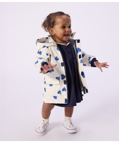 PETIT BATEAU（プチバトー） マウンテンパーカー アウター ハート