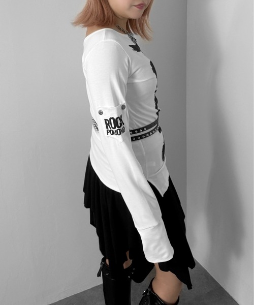 jiasecond. tシャツ 「jiasecond.」ペイントロゴトップス / トップス