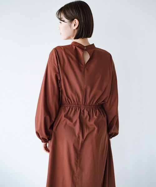 「haco!」 長袖ワンピース SMALL ブラウン レディース_画像5