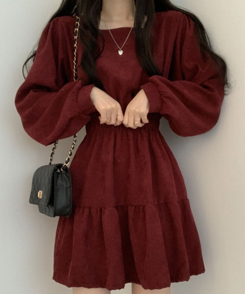 「DAY CLOSET」 長袖ワンピース M ブラック レディース_画像8