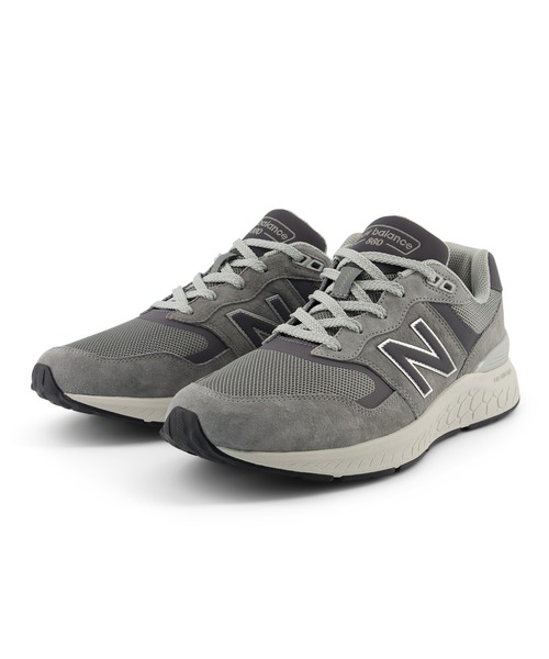 「New Balance」 ローカットスニーカー 24.0cm グレー メンズの画像