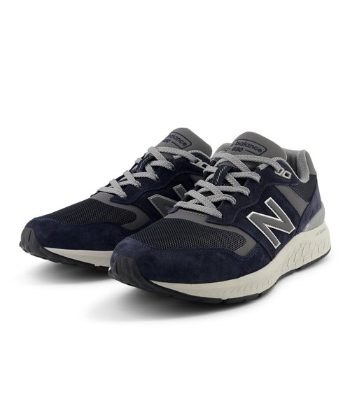 「New Balance」 ローカットスニーカー 24.0cm グレー メンズの画像