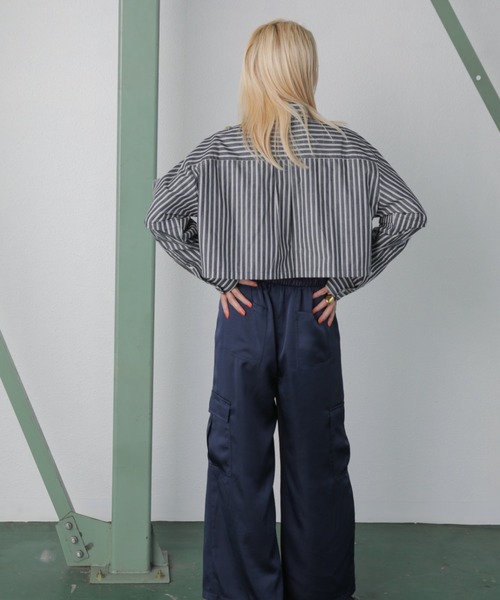 「ROSE BUD」 長袖シャツ FREE ピンク レディース_画像5