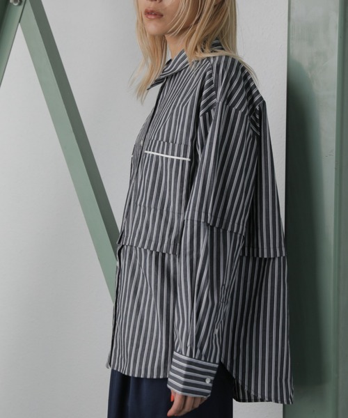 「ROSE BUD」 長袖シャツ FREE ピンク レディース_画像10