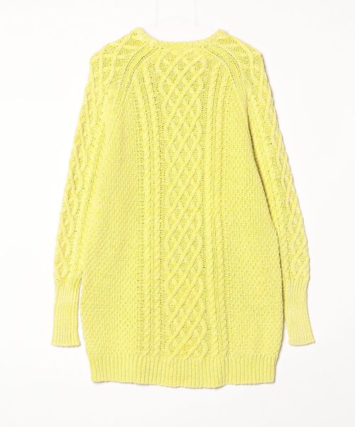 「FREE PEOPLE」 ニットワンピース S イエロー レディース_画像2