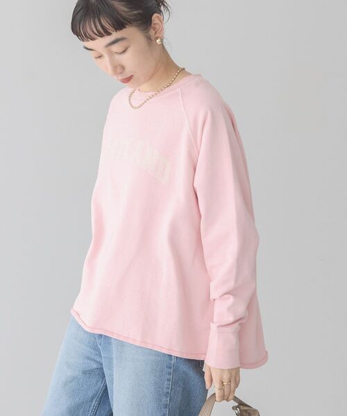 「AMERICAN HOLIC」 スウェットカットソー M ピンク レディース_画像5