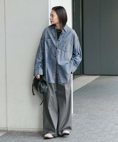 JOURNAL STANDARD（ジャーナルスタンダード） 長袖シャツ FREE ブルー 