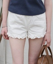 GIUNON パンツ hem frill short pants / ヘムフリルショートパンツ