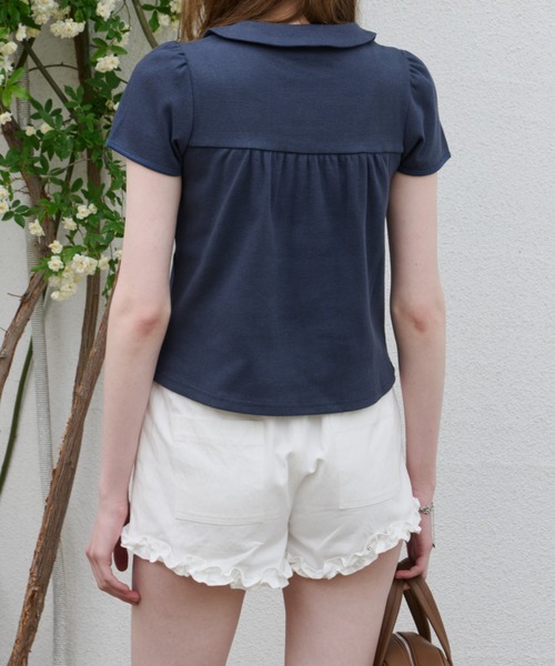 GIUNON パンツ hem frill short pants / ヘムフリルショートパンツ