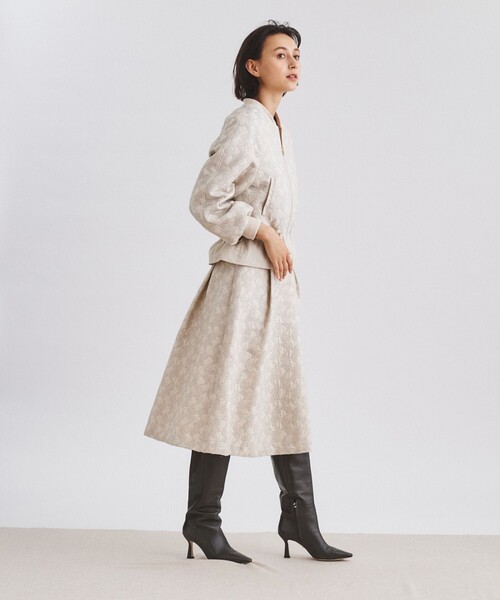 「GRACE CONTINENTAL」 ブルゾン 38 ベージュ レディース_画像3
