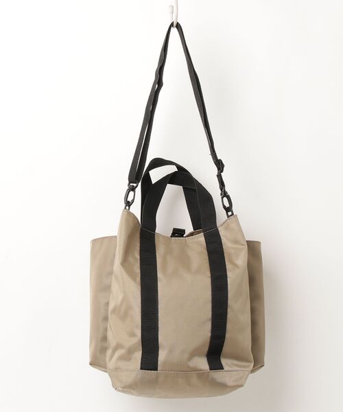 「FREDRIK PACKERS」 ワンポイント2WAYバッグ - ベージュ レディース_画像2
