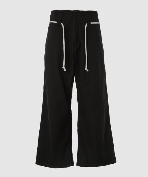 ワイドパンツ パンツ DRAWCORD PANTS メンズ レディースの画像