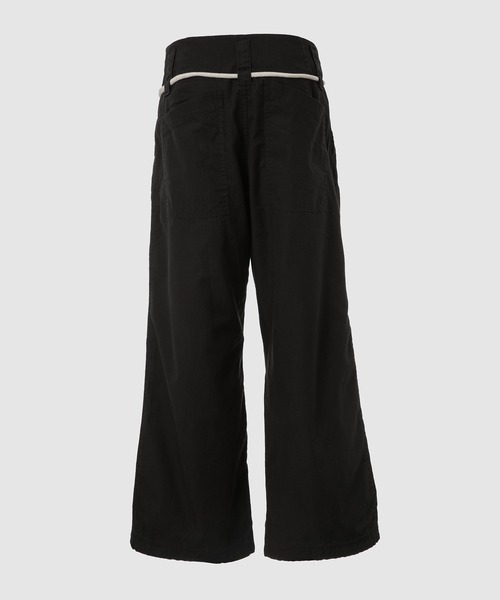 ワイドパンツ パンツ DRAWCORD PANTS メンズ レディースの画像