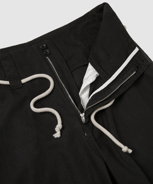 ワイドパンツ パンツ DRAWCORD PANTS メンズ レディースの画像