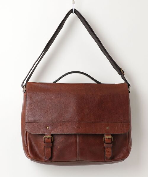 FOSSIL（フォッシル） メッセンジャーバッグ FREE ダークブラウン