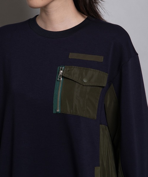「MARECHAL TERRE」 長袖ワンピース MEDIUM ブラック レディース_画像5