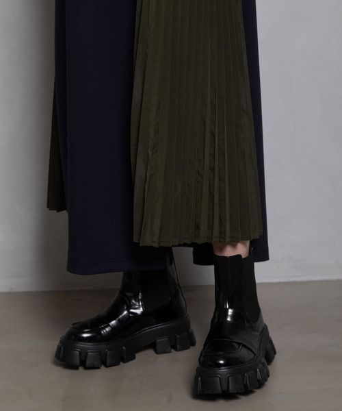 「MARECHAL TERRE」 長袖ワンピース MEDIUM ブラック レディース_画像7