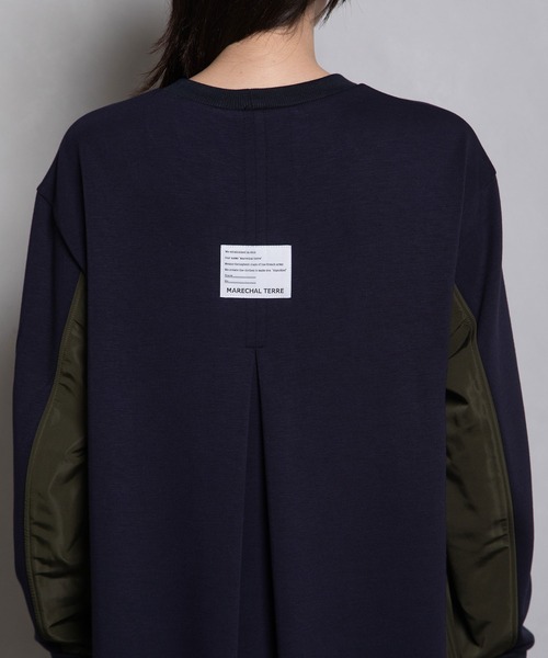 「MARECHAL TERRE」 長袖ワンピース MEDIUM ブラック レディース_画像8