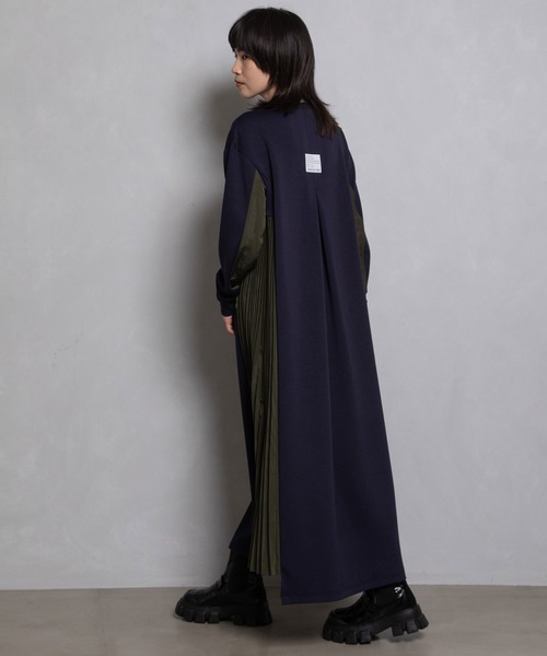 「MARECHAL TERRE」 長袖ワンピース MEDIUM ブラック レディース_画像9