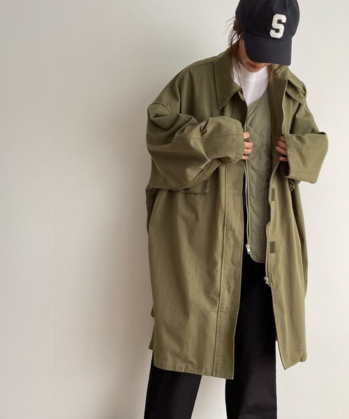 CANAL JEAN（キャナルジーン） ミリタリーコート ONE SIZE カーキ