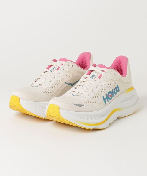 HOKA ホワイト スニーカー　23cm HOKA ONEONE（ホカ オネオネ） 「HOKA」 ローカットスニーカー 23cm