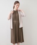 ワンピース プリーツワンピース「イージーアイロ...の詳細画像2