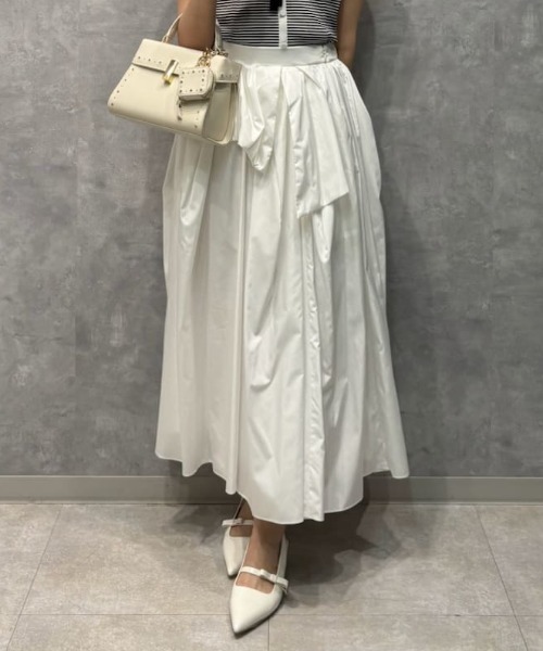 CELFORD（セルフォード） スカート 「洗える」リボンタフタスカート