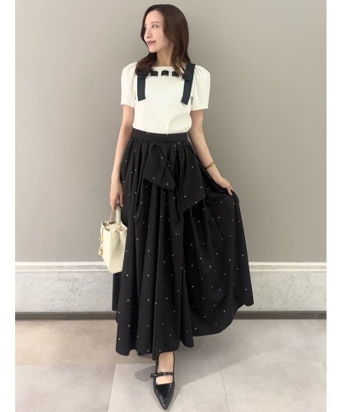 CELFORD（セルフォード） スカート 「洗える」リボンタフタスカート